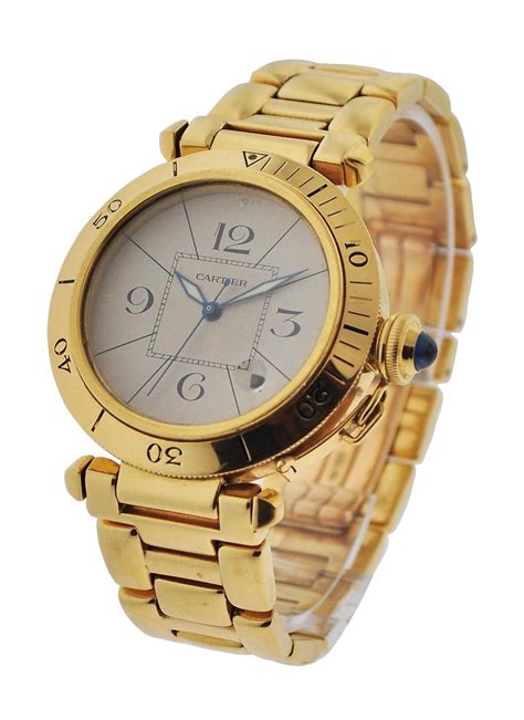 cartier pasha 38mm|cartier pasha 42mm gold.